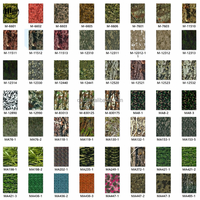 Film hydrographique camouflage style Real Tree Wilderness, film PVA soluble dans l'eau pour accessoires de chasse et fournitures de plein air