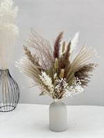Buket Bunga Kering Warna-warni Ramah Lingkungan SumFlora, Eucalyptus, Rumput Pampas Tahan Lama untuk Pernikahan (Grosir)