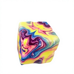 Various Shaped, Multi-colored square Maltose Squeeze Stress Relief Toys, Slow Rebound <b>Squishy</b> Toys - Product Image 1