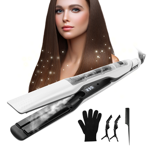 <span class=keywords><strong>Lisseur</strong></span> à vapeur de marque privée <span class=keywords><strong>Bon</strong></span> <span class=keywords><strong>lisseur</strong></span> <span class=keywords><strong>pour</strong></span> <span class=keywords><strong>cheveux</strong></span> épais <span class=keywords><strong>Lisseur</strong></span> à baril large <span class=keywords><strong>pour</strong></span> femmes - Product Image 3