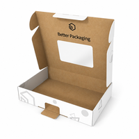 Boîte en carton ondulé écologique et recyclable, emballage personnalisé en kraft, vente en gros directe d'usine, résistante à l'humidité