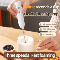 Batidora de Leche Recargable, Espumador de Leche Eléctrico, Mini Batidora Planetaria Portátil, Venta Caliente, Suministro de Fábrica