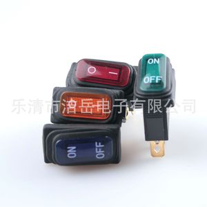 Interrupteur à bascule 16 mm IP65, coque en nylon, 16A 250V, équipement industriel, interrupteur marche/arrêt, interrupteur pour bateau - Product Image 2