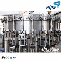Machine de remplissage entièrement automatique pour boissons carbonées, 3 en 1, pour des boissons alcoolisées, Soda, eau étincelante, hautes vitesses