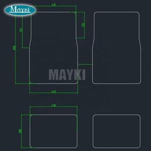 440x650mm 별빛 광섬유 자동차 매트 라이트 키트 4 스타 자동차 깔개 색상 변경 주도 빛 엔진 rf 원격 - Product Image 6