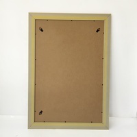 Cadre photo de haute qualité style rétro vintage européen bord doré A4 A3 PS pour art mural d'hôtel