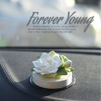 Ornement d'aromathérapie moderne de luxe pour voiture, diffuseur de parfum non inflammable en pierre pour console centrale - Cadeau