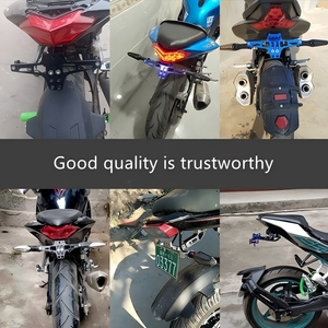 Soporte Ajustable <span class=keywords><strong>de</strong></span> Aluminio para Matrícula <span class=keywords><strong>de</strong></span> Motocicleta con Luz LED - Product Image 6