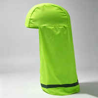 Bandana de cyclisme, bonnet d'extérieur réfléchissant, châle anti-UV à longue traîne avec rabat de cou