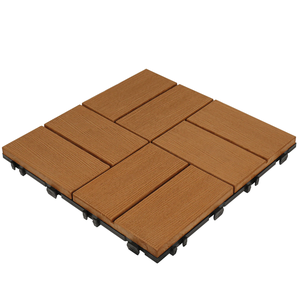 Plancher en bois WPC résistant aux hautes températures avec installation à clipser, spécial pour une utilisation <span class=keywords><strong>sur</strong></span> la <span class=keywords><strong>terrasse</strong></span> et au bord de la piscine des villas. - Product Image 4
