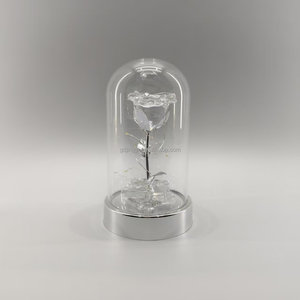 Valentine's Day Gift Romantic Warm <b>White</b> Light Acrylic Rose Ornaments for Mother's Day - Product Image 6
