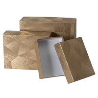 Emballage de bijoux en or personnalisé thème d'anniversaire boîte-cadeau de luxe de grande taille en papier rigide et dur boîtes en carton pour montres