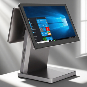 15.6 inch hệ thống POS nhà hàng, siêu thị cảm ứng tất cả-trong-một máy POS Tiền mặt đăng ký Đầu đọc thẻ từ nhà máy bán buôn - Product Image 1