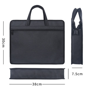 <span class=keywords><strong>A4</strong></span> nhiều lớp xách tay tập tin túi dây kéo vải kinh doanh Cặp tài liệu cho nam giới người đàn ông của túi PP Oxford cho các tập tin giấy - Product Image 3