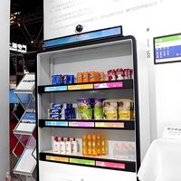 Bande d'écran numérique de bord d'étagère de taille personnalisée barre étirée LED d'affichage publicitaire pour magasin de détail