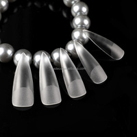 NADECO Faux ongles à couverture complète Fournisseurs French Stiletto Style Pointed Gel Sculpted Stiletto Press on Acrylic Tips
