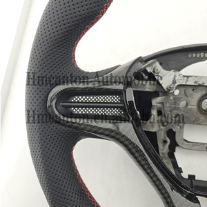 Hot Selling Quality Carbon Fibre Perforated Leather <b>Steering</b> <b>Wheel</b> <b>for</b> Honda Civic 8 Generation Car <b>Steering</b> <b>Wheel</b> - Product Image 6
