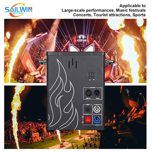 Luz de escenario LED Sailwin, lanzallamas de una cabeza, efecto de espectáculo de escenario, máquina de fuego, <span class=keywords><strong>efectos</strong></span> <span class=keywords><strong>especiales</strong></span> <span class=keywords><strong>FX</strong></span> con estuche de vuelo - Product Image 2