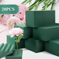 Grands blocs de mousse florale, briques de mousse florale haute densité pour la décoration de mariage, d'anniversaire, de maison, de bureau et de jardin, artisanat