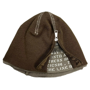 <span class=keywords><strong>Bonnet</strong></span> épais et chaud en tricot avec fermeture éclair, logo personnalisé, cache-visage d'hiver unisexe, vente en gros OEM, broderie - Product Image 2