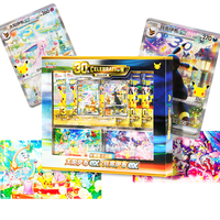 YQ Vente en gros – Coffret de cartes de luxe pour la 30e anniversaire – Édition spéciale Espeon Umbreon – Boîte de rappel 19.0 – Jeux de société