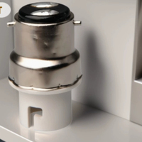 Adaptateur de douille d'ampoule B22 vers B15, convertisseur de support de lampe Swan, interrupteur de conversion B22-BA15D, base à baïonnette