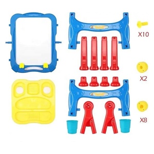 ارتفاع قابل للتعديل واقفة على الوجهين الفن الحامل مجموعة لوحة الرسم في وقت مبكر تعلم الأبجدية آلة القراءة اللوحة لعبة المجلس - Product Image 5