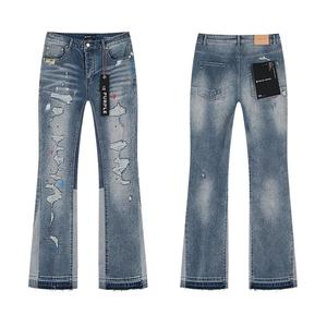 PUR <span class=keywords><strong>Skinny</strong></span> Jeans Vêtements pour Hommes Pantalons Pantalons Y2k Distressed Haute Qualité Nouveau Designer Jeans 1.1 - Product Image 2