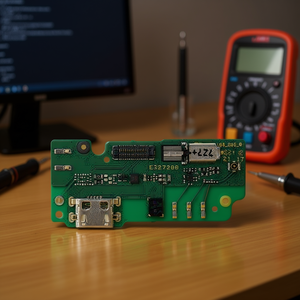 Carte mère avec connecteur de charge et microphone, Alcatel 3X 5058Y 5058A - Product Image 2