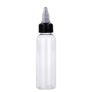 Botella de Plástico PET Transparente de 3oz, 4oz, 5oz, 8oz y 12oz con Tapa de Rosca y Aplicador de Presión para Aceite Capilar, Personalizable - Product Image 5