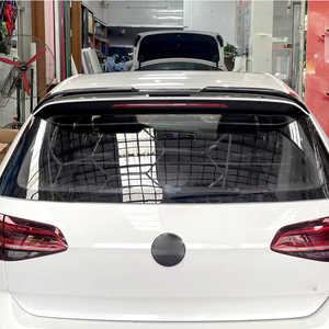 Aileron arrière en plastique ABS imitation fibre de carbone à taux de réachat élevé pour VW <span class=keywords><strong>Golf</strong></span> <span class=keywords><strong>7</strong></span> MK7 <span class=keywords><strong>GTI</strong></span> GTD GTE R R-Line 2013-2020 - Product Image 2