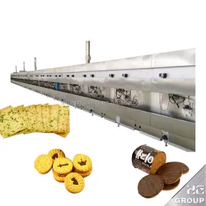 Horno de túnel, baja inversión, alto rendimiento, superventas, equipo de fabricación y procesamiento de galletas, máquina para hacer galletas