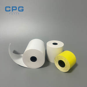 Rouleau de papier thermique personnalisé par le fabricant 80x70mm 80x80mm sans phénol 48gsm pour imprimante de restaurant, papier de reçu solide pour TPV - Product Image 1