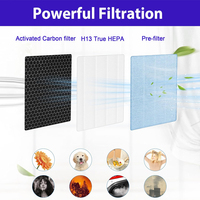 HEPA Aktif Karbon Yedek Hava Filtresi HIMOX M11 Wi-Fi Arıtıcı Filtresi/Filtreleri için PPS Filtre