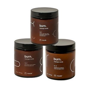 Bougie de massage luxueuse artisanale à basse température à la vanille, à l'huile de Jojoba et de soja, hydratante et adoucissante pour la peau, en forme de pilier - Product Image 1