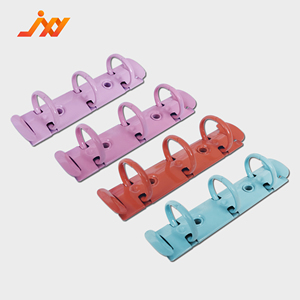 Макарон цвет мини <span class=keywords><strong>3</strong></span> кольцо переплет красный розовый крепеж с скользящий листом и металлическим зажимом напильник для хранения продуктов - Product Image 6