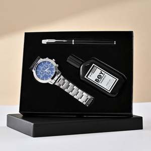 Wedding Gifts for <b>Guests</b> Souvenirs Man <b>Watch</b> Corporate Fathers Day Luxury Gifts Set - Product Image 2
