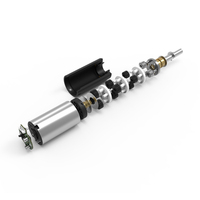 ZHAOWEI PD022022-96 22mm 12v 24v 2kg.cm 70rpm Mini Moteur à engrenages planétaire à faible régime, moteur à courant continu sans balais pour porte de voiture, serrure intelligente