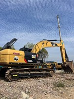 Excavatrice sur chenilles Caterpillar 323D d'occasion, puissante et durable, 23 tonnes, modèles 323D2L et 323DL, en promotion