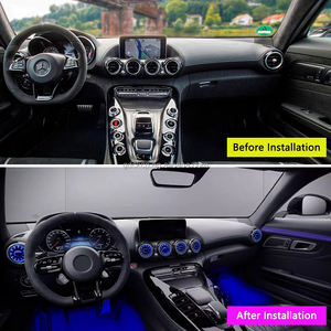 Lumière d'ambiance pour grille d'aération avant de téléphone portable, 64 couleurs, pour <span class=keywords><strong>Mercedes</strong></span> Benz GT GTC <span class=keywords><strong>GTS</strong></span> W190 W290 2015-2018, LED pour sortie d'air - Product Image 6