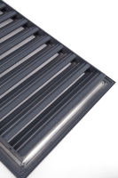 Persiennes de ventilation électriques étanches persiennes d'extérieur en aluminium pour fenêtre