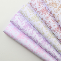 Papier d'emballage pour fleurs, imperméable, enduit de PE, papier glassine vintage, emballage pour bouquets de fleuristes, vente en gros