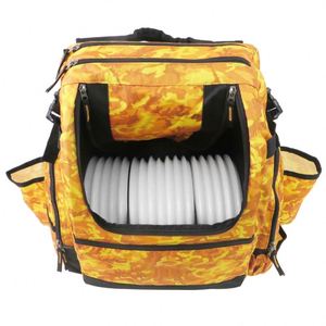Sac de golf pour disques volants grande capacité, échantillon gratuit, capacité de 25+ disques, avec accessoires pour bouteille d'eau - Product Image 4
