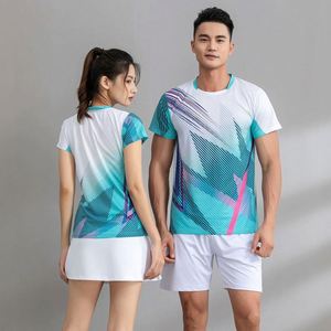 Premium Printed Badminton Uniform Set Short Sleeve Unisex Soft Fabric Breathable Quick Dry Anti-Wrinkle Durable <b>Athletic</b> Sports - Product Image 3