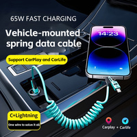 Nouveau câble de charge rapide USB-C vers USB-A 4 en 1 27/65W pour ordinateur et téléphones mobiles Garantie de 12 mois En stock