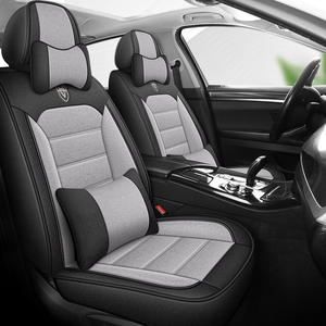 Housse de siège en cuir de luxe coussin de siège auto housses de siège auto en cuir - Product Image 4