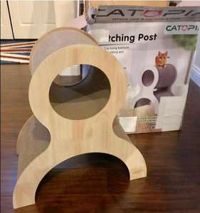 Catopia Moderne Luxe <span class=keywords><strong>Cat</strong></span> Scratcher House Classic Kartonnen Kat <span class=keywords><strong>Lounge</strong></span> Met Sisal Krabplank Voor Kat Spelen - Product Image 2