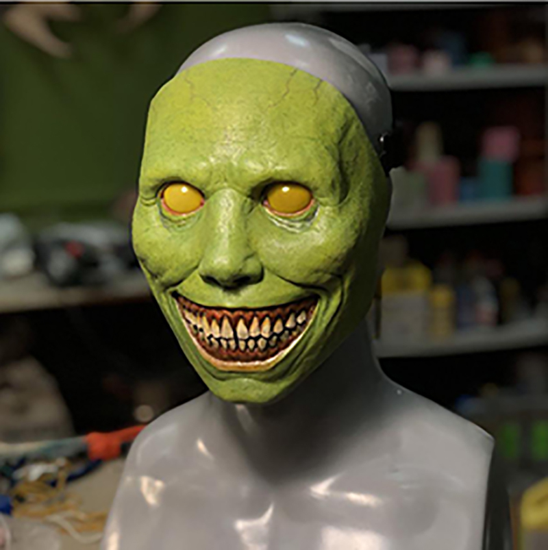 Masque vert Q