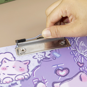 Carpeta de Archivo con Clip para Papel A4, Diseño de Gato de Dibujos Animados, para Oficina y Escuela, Multifuncional, para Documentos, Tablero de Escritura para Estudiantes - Product Image 4