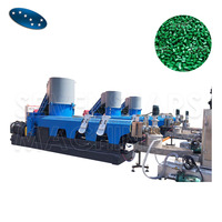 Machine d'extrusion à vis simple pour le recyclage du plastique, granulation, pelletisation pour pp Pe